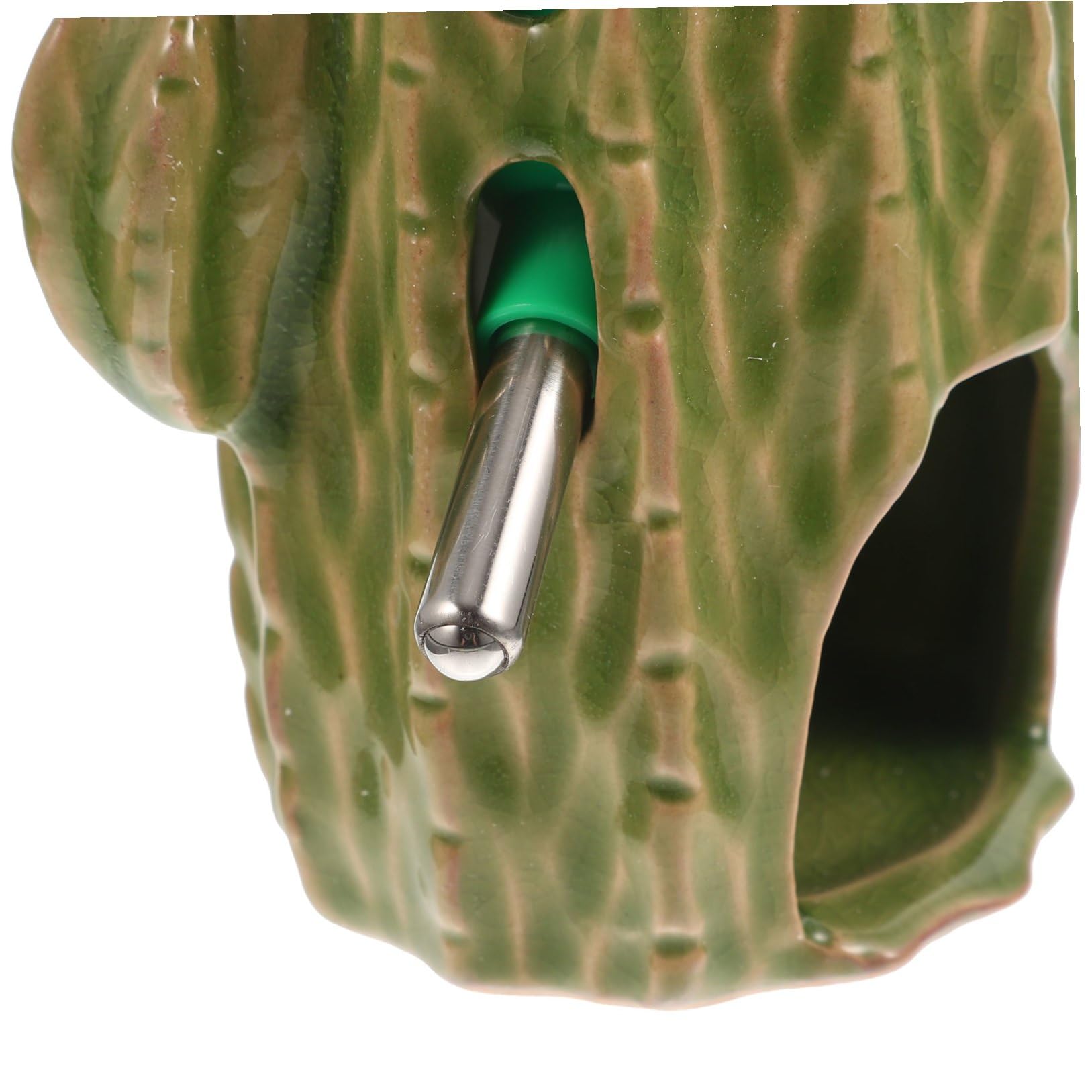 Happyyami 1juego Dispensador De Agua para Hamsters y Chinchillas Soporte Bebedero Vertical De Cactus para Mascotas Pequeñas
