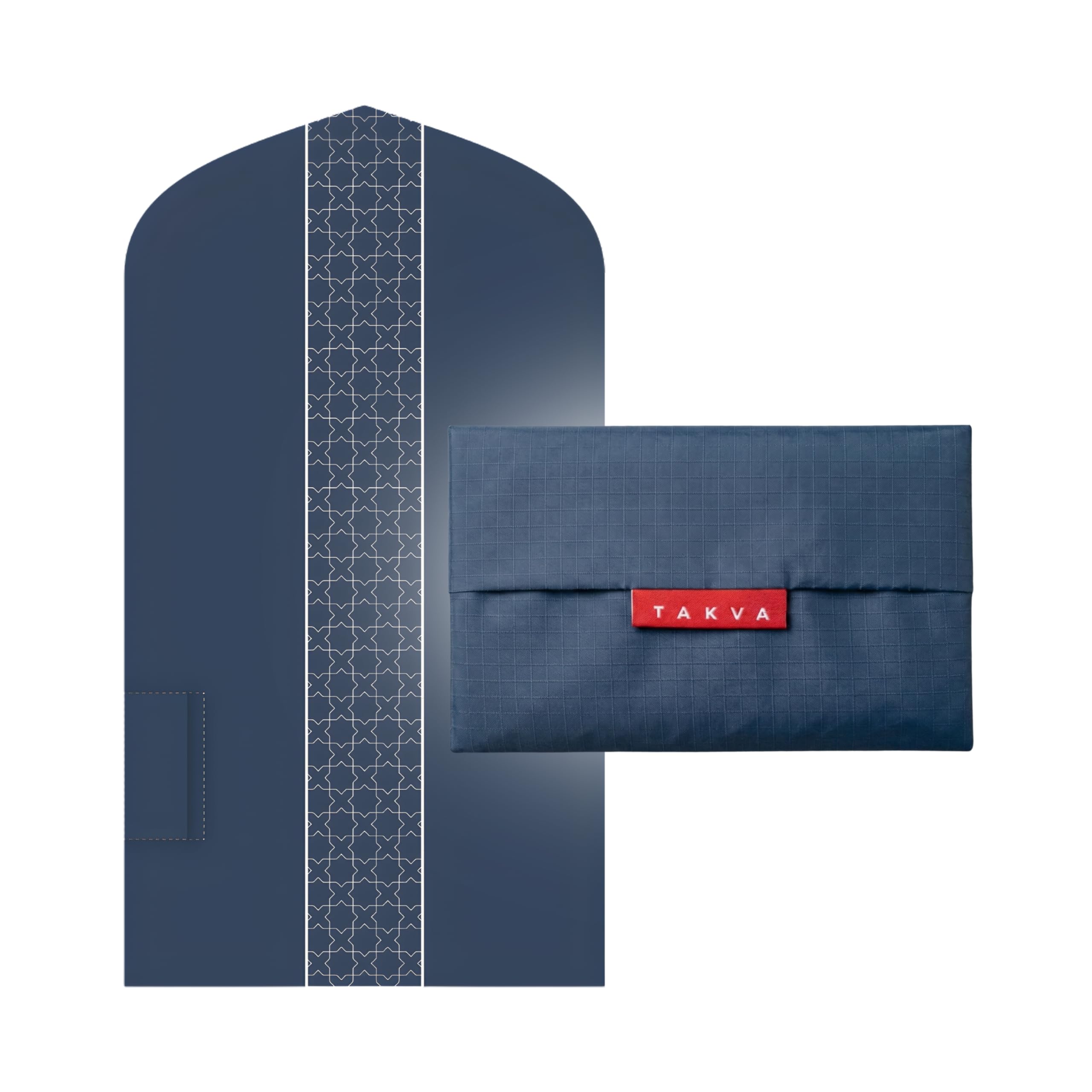 TAKVA The Pocket Sejadah™ | Portable Foldable Travel Prayer Mat, Waterproof, Ramadan/Eid Gift, Perfect Muslim Gift, Pocket Size (Design in Japan, Made in Turkey)