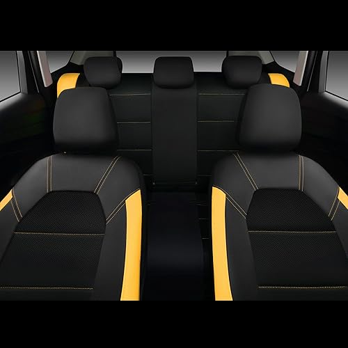 Miniatura 30 de CAR PASS Leather seat Covers,Automotive Universal Sport car seat Cover Super 5mm Composite Sponge Inside,Airbag Compatible fits Most SUVs, Camaleón