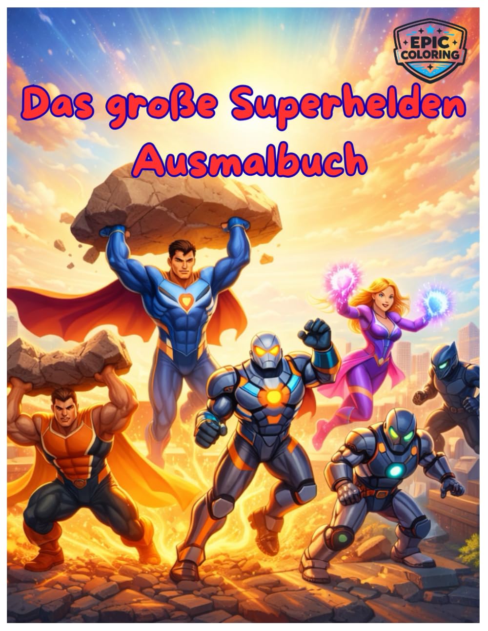 Das große Superhelden Ausmalbuch