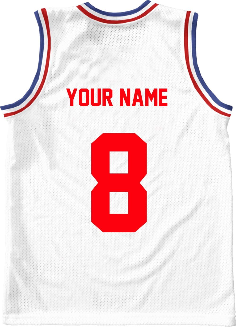 RED,8" Tall,Single Number for Sports T-Shirt jersey football Baseball,Iron On, heat transfer, team,t-shirt(Style A)(8-RED)