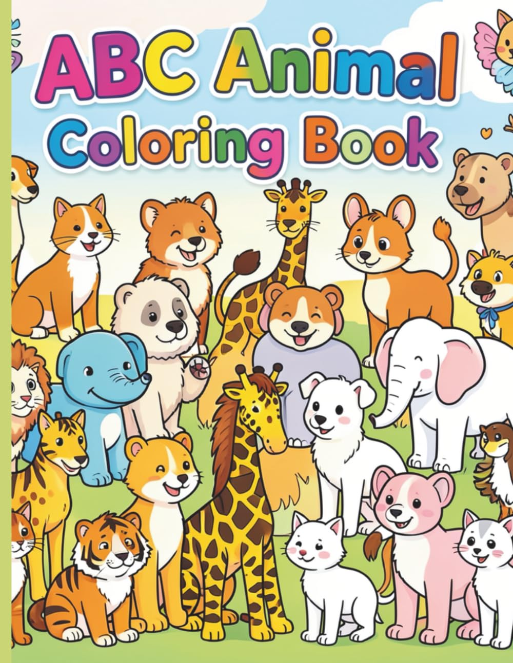 Animal Adventures Coloring Book: A to Z Kids Coloring Fun