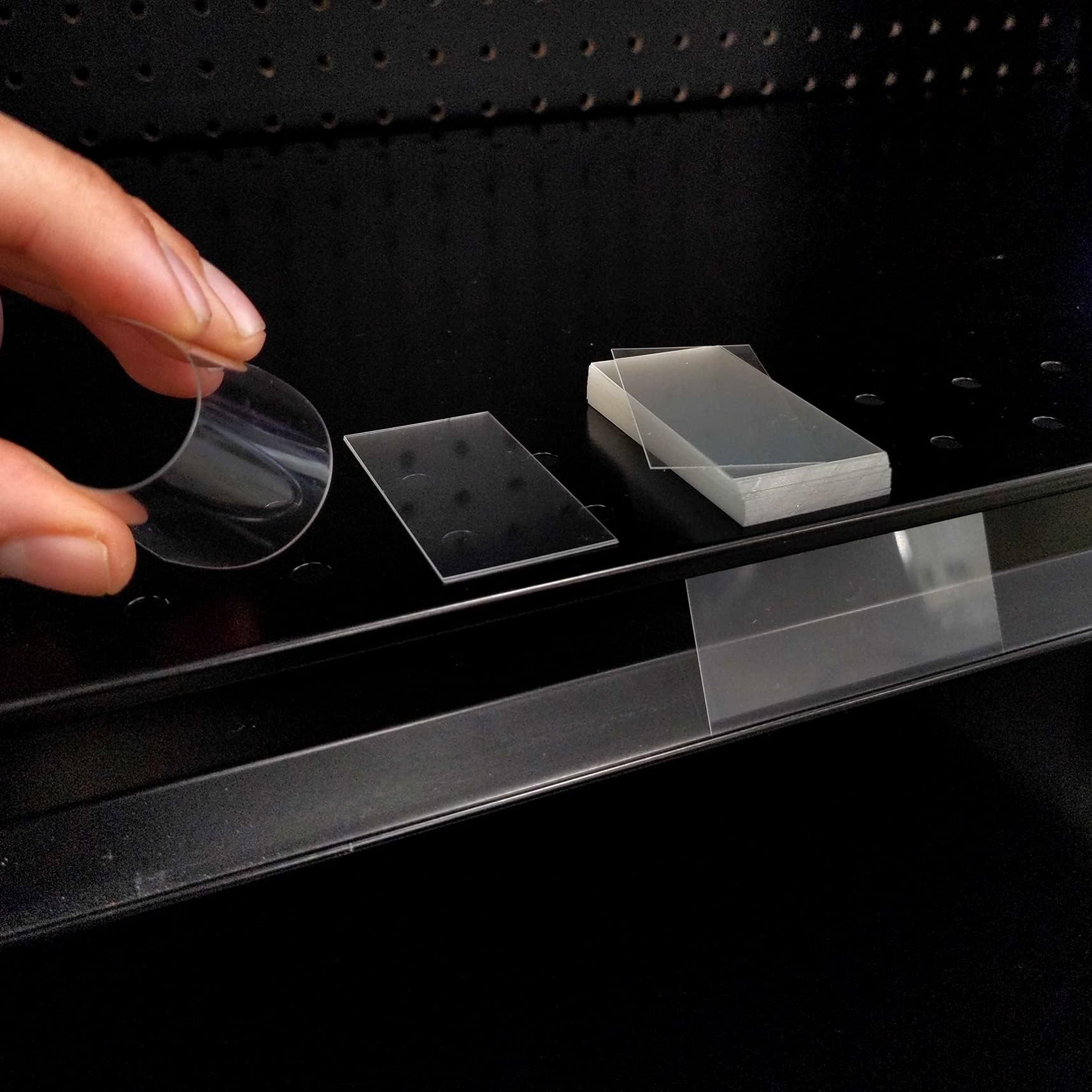 1,000 Clear Plastic Tags, 2.5" x 1.25" Inch Shelving Insert Tag, Removeable Transparent Retail Price Label Holders for Gondola Shelf Channels or Data Ticket Channels