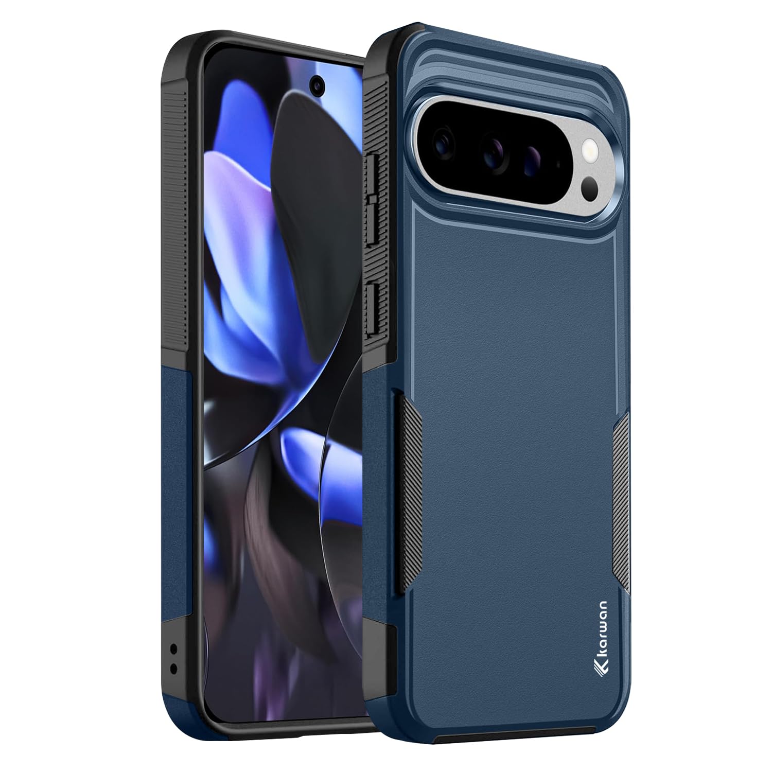 KARWAN Shockproof Back Case Cover Compatible with Google 9/10 Pro, Heavy Duty Case with 360 Degree Camera Protection, Du