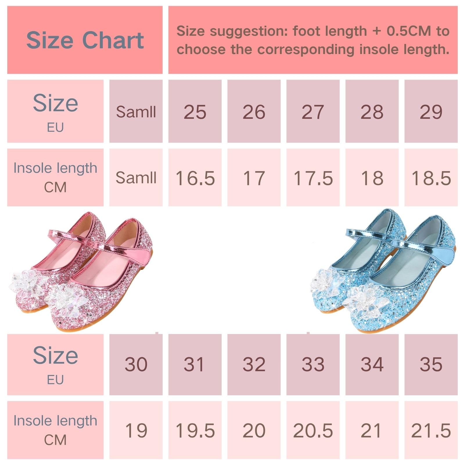 Zapatos de Princesa para Niñas Zapatillas Planos Elsa Zapatos de Baile Deportivos para Niños Adecuados para Fiestas de Disfraces Cosplay