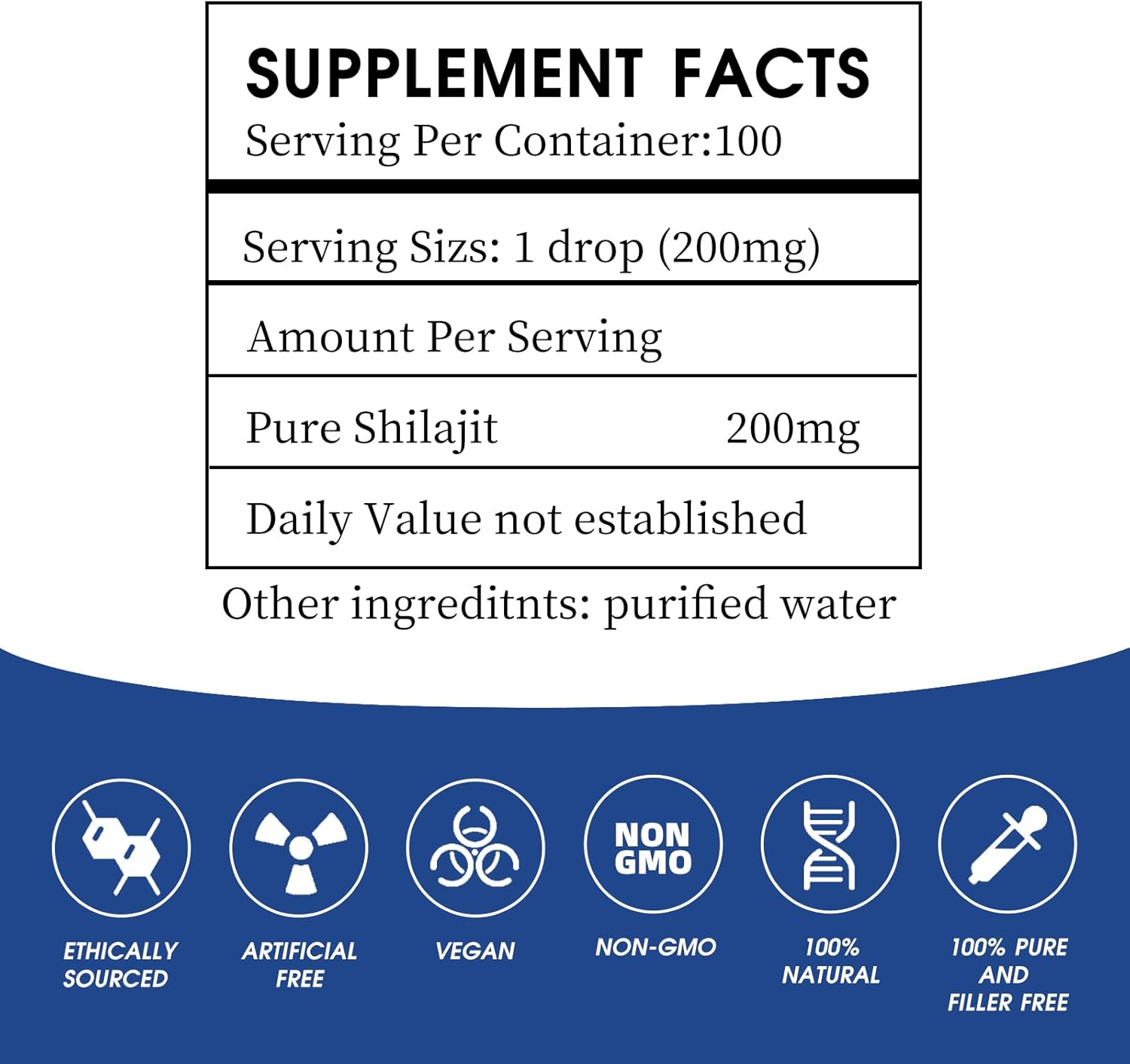 Pure Himalayas Shilajit Resin - Organic Energy & Immunity Support - Maximum Potency with 85+ Trace Minerals & Fulvic Acid - Natural Shilajit from Authentic Tibet Himalayas Source - 5g, 25 Servings