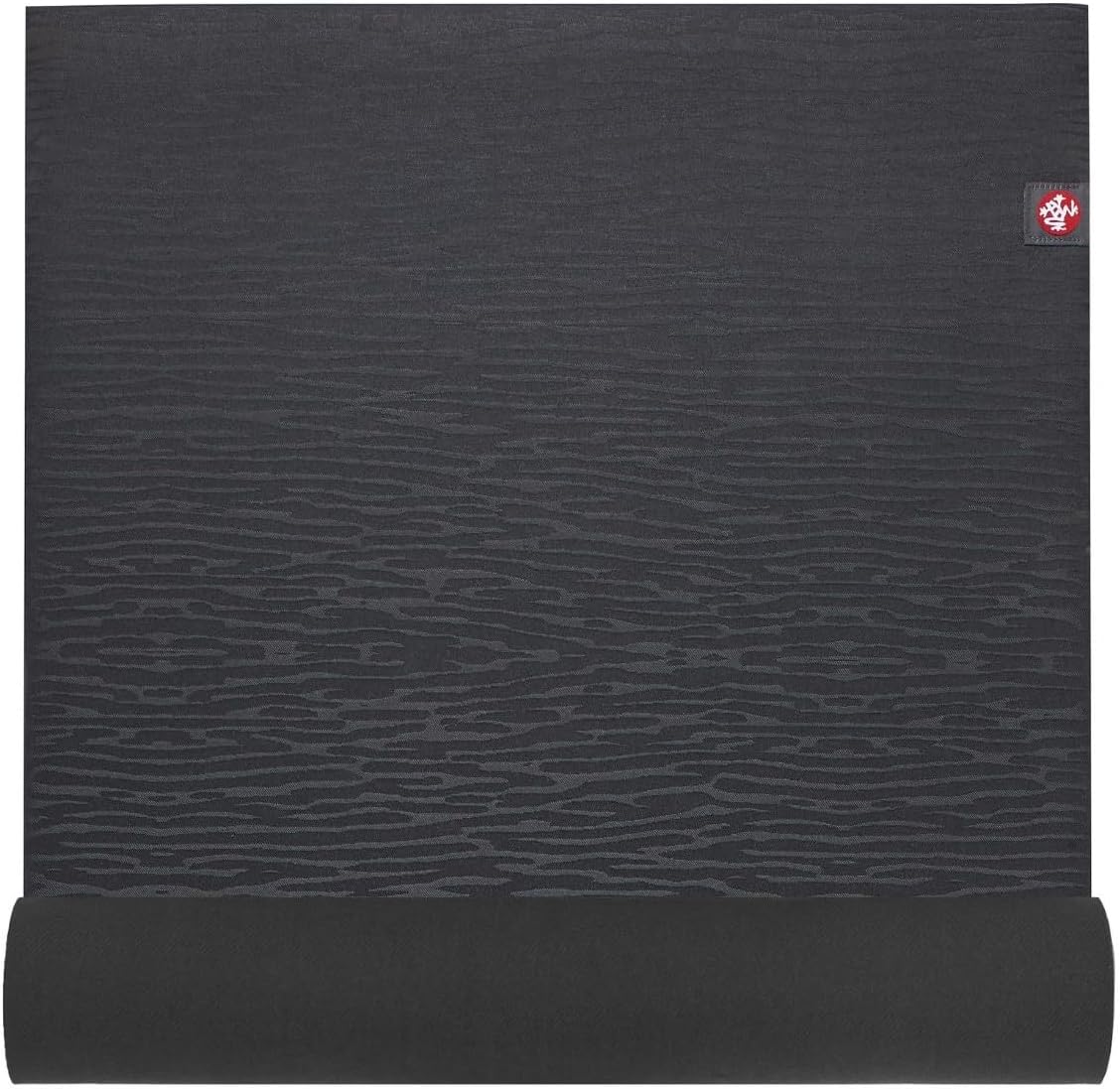 MANDUKA eKOLite Yoga Mat - 4mm Natural Rubber | Eco-Friendly | Soft Textured Surface | Natural Next-to-Skin Feel 71 Inch Charcoal Grey