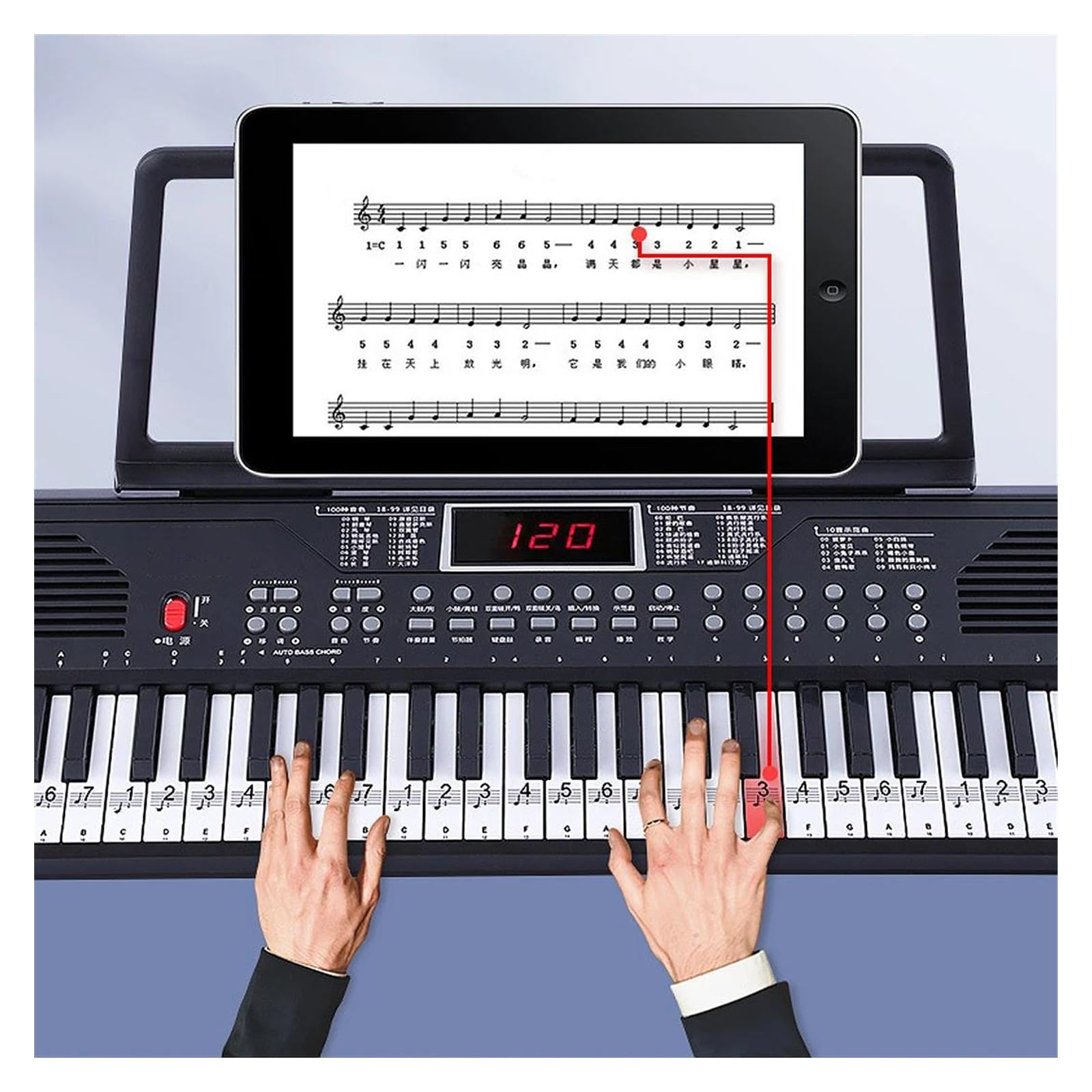dorosłych klawiatura elektroniczna Klawiatura Muzyczna Profesjonalny Kontroler Elektroniczny Syntezator Muzyki Fortepianowej Cyfrowe 61 Klawiszy Instrumenty Organowe