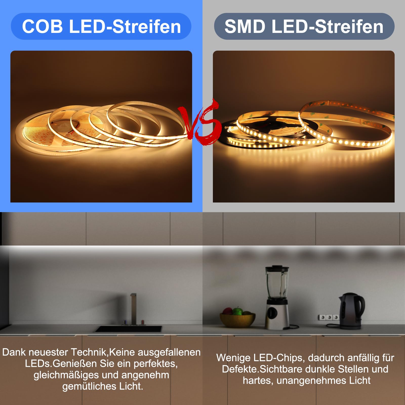 Striscia LED da 24 V, 3 mm, giallo dorato, 400 LED/m, luce ambiente calda, ultra sottile e flessibile, elevato volume di luce a basso consumo, facile da montare (alimentatore non incluso)