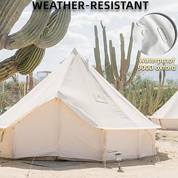 Amazon | D&R 4つのシーズン 100%コットン ベルテントハウス (3m 4m 5m