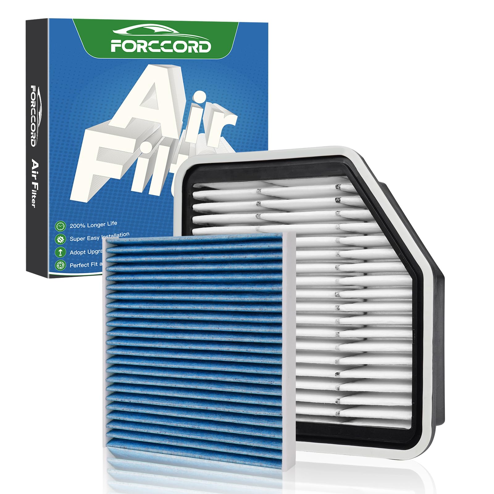 Cabin &amp; Engine Air Filter Kit for 2006-2015 Lexus IS250, 2007-2011 GS350