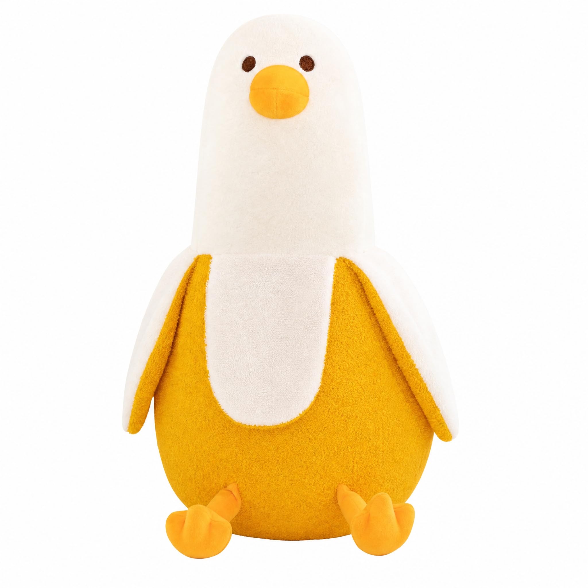 Kuwuarg Chicken Banana Plush, 25cm Soft Hugging Pillow for Stress Relief