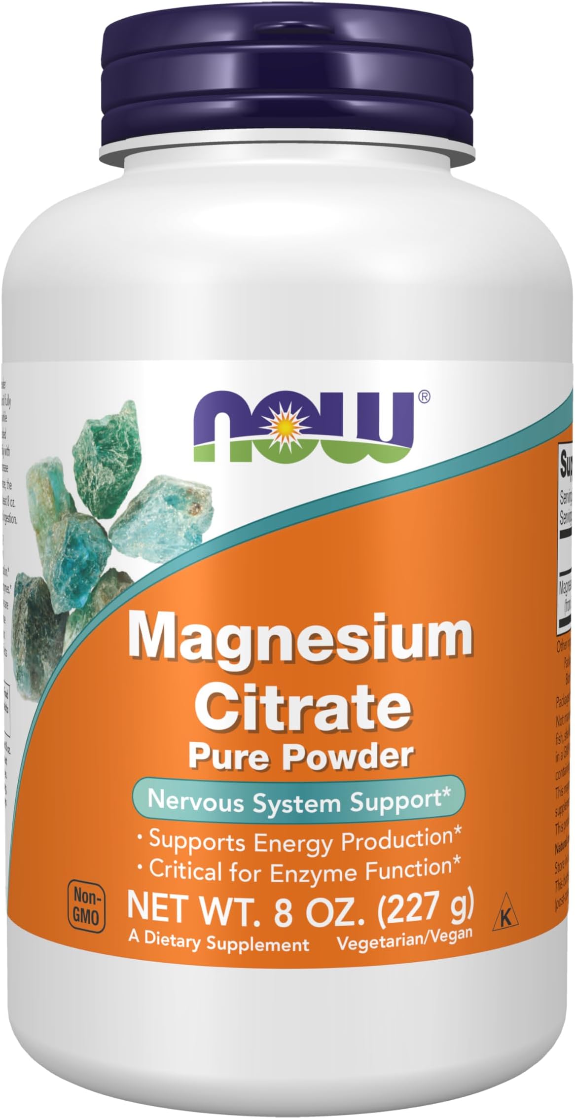 Now Foods, Magnesium Citrate, 100% Pure Powder, 8 Oz (227 G)