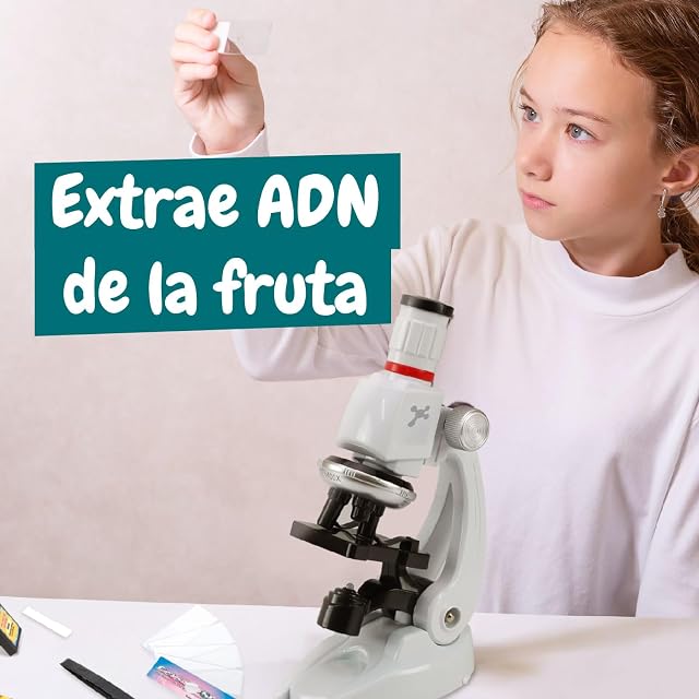 Foto 4 de 5 de Science4you Microscopio Lab: Microscopio para Niños + Libro de Experimentos + 11 Herramientas de Laboratório