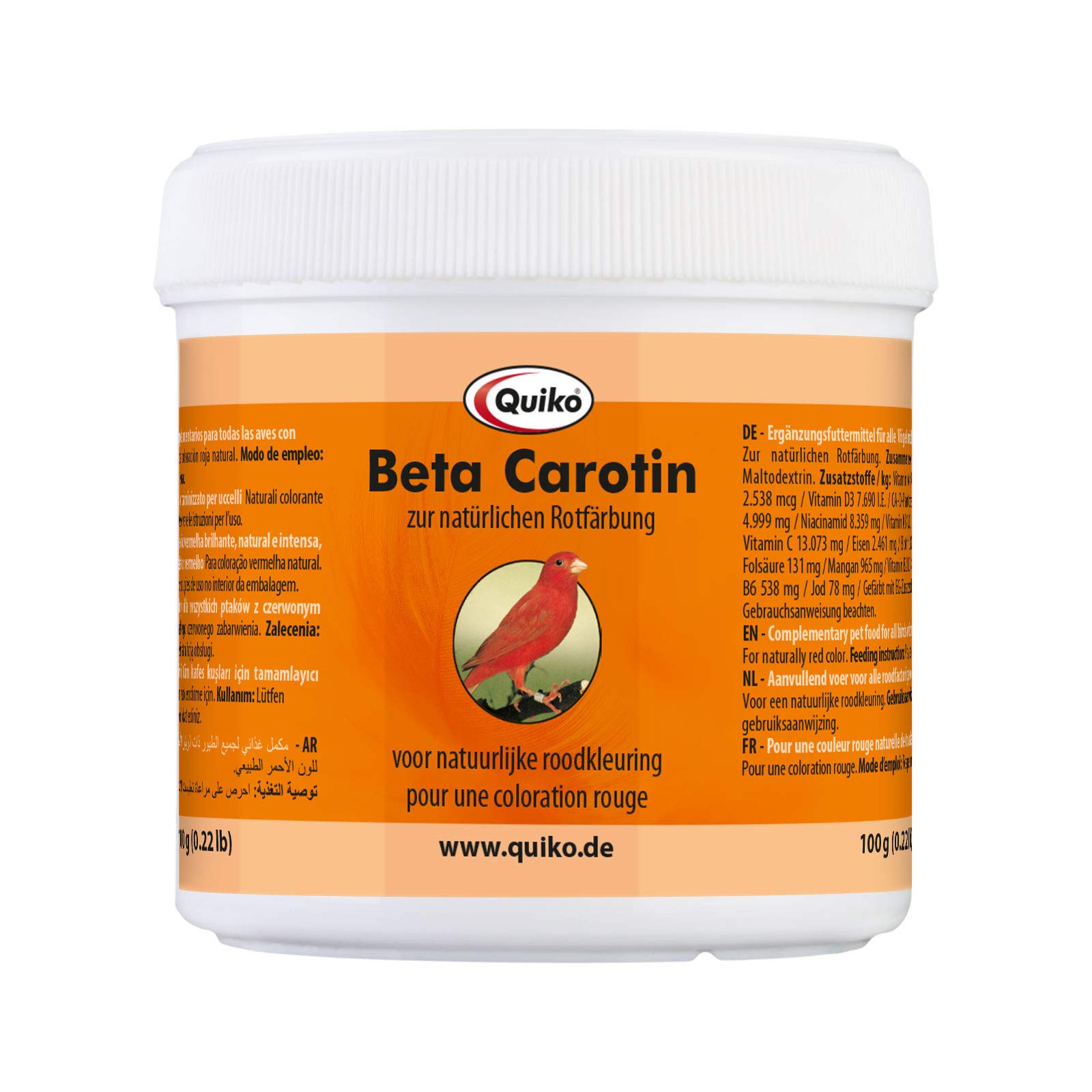 Buy Quiko Beta Carotene 100 g Supplementary Food For Birds With