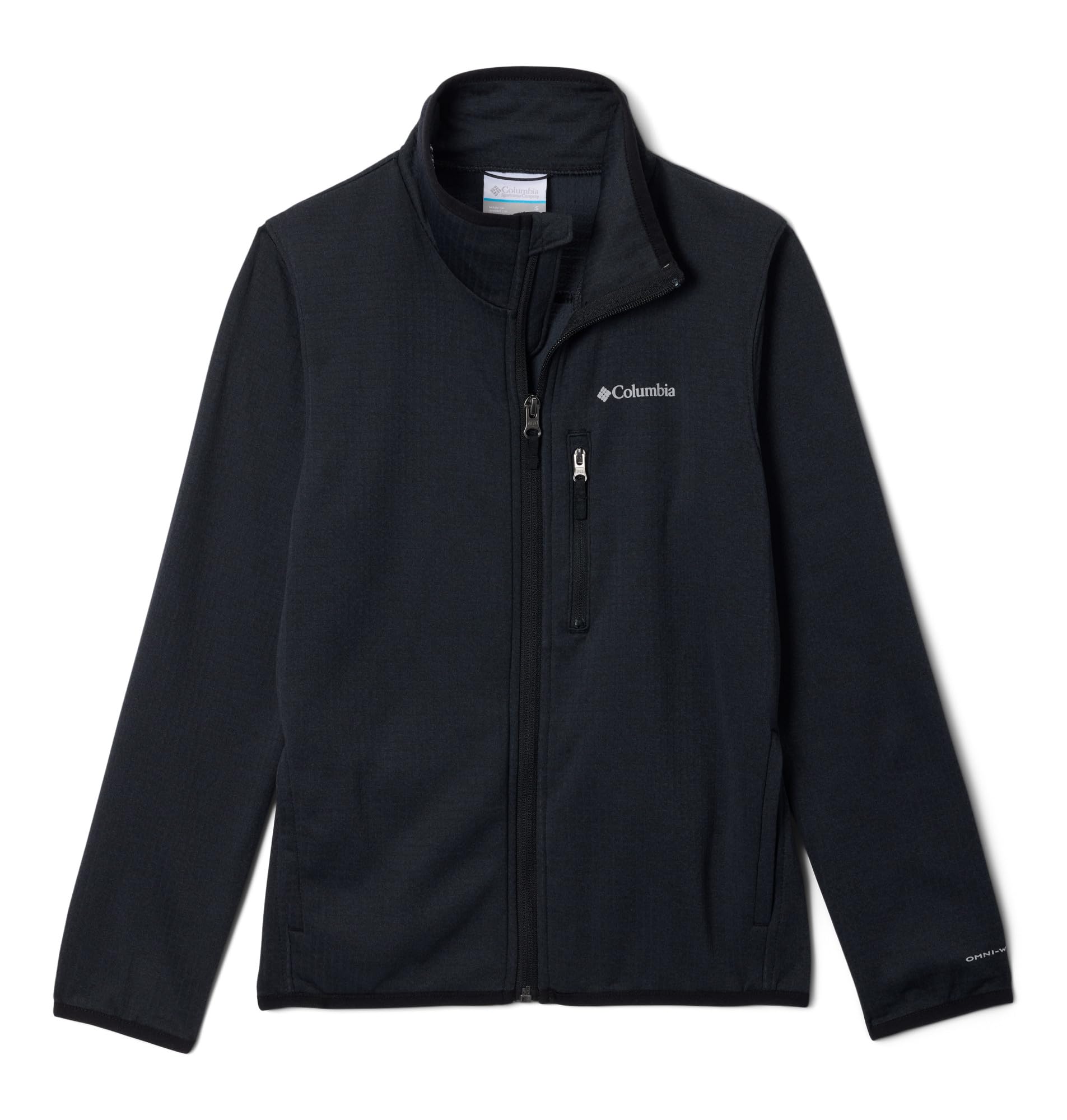 Forro polar con cremallera completa Columbia niño Essential Hike Grid negro talla L 3
