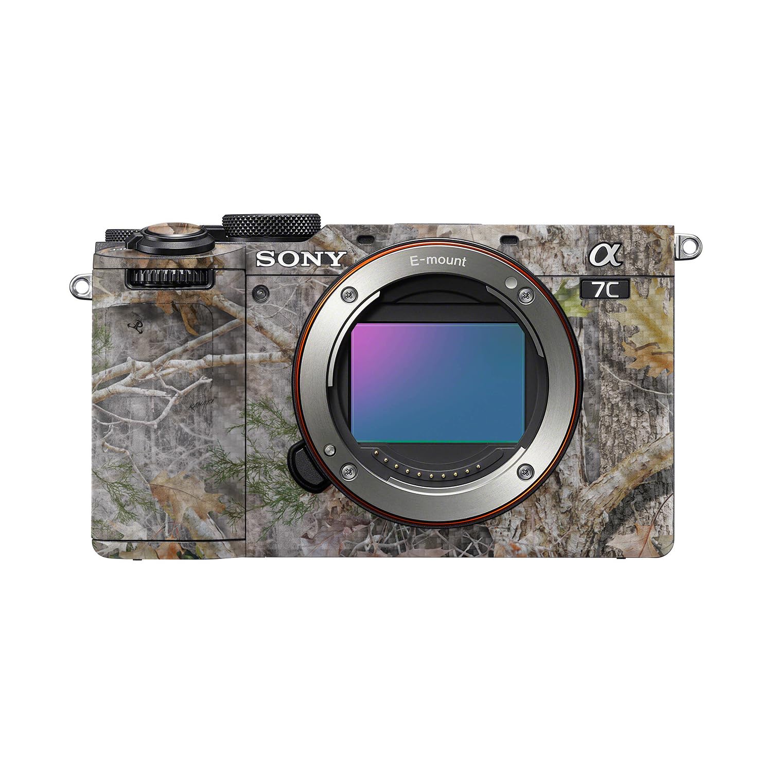 Carbon Fiber Camera Skin Compatible with Sony A7C Mark II (2023) - Kanati - Premium 3M Vinyl Protective Wrap Decal Cover - Easy to Apply | Crafted in the USA by MightySkins