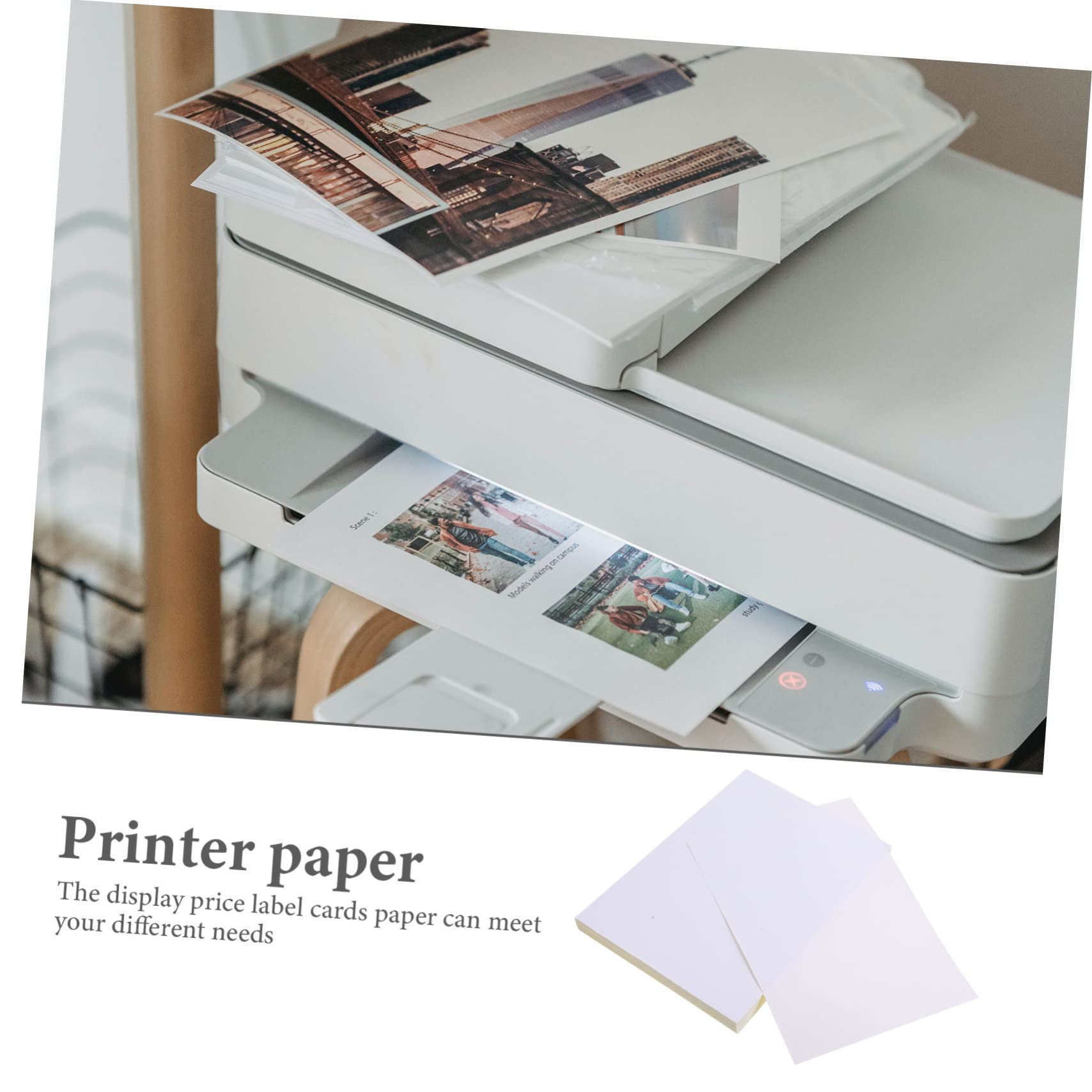Etichette Adesive Stampabili A4 Bianche 100 Fogli in Carta | Autoadesive, per Stampanti Inkjet, Leggere e Pratiche, per Prezzi e Regali