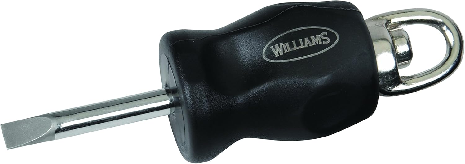 Williams SDS-62-TH Tools at Height Stubby Slotted File Handle, 1-1/2 X 1/4