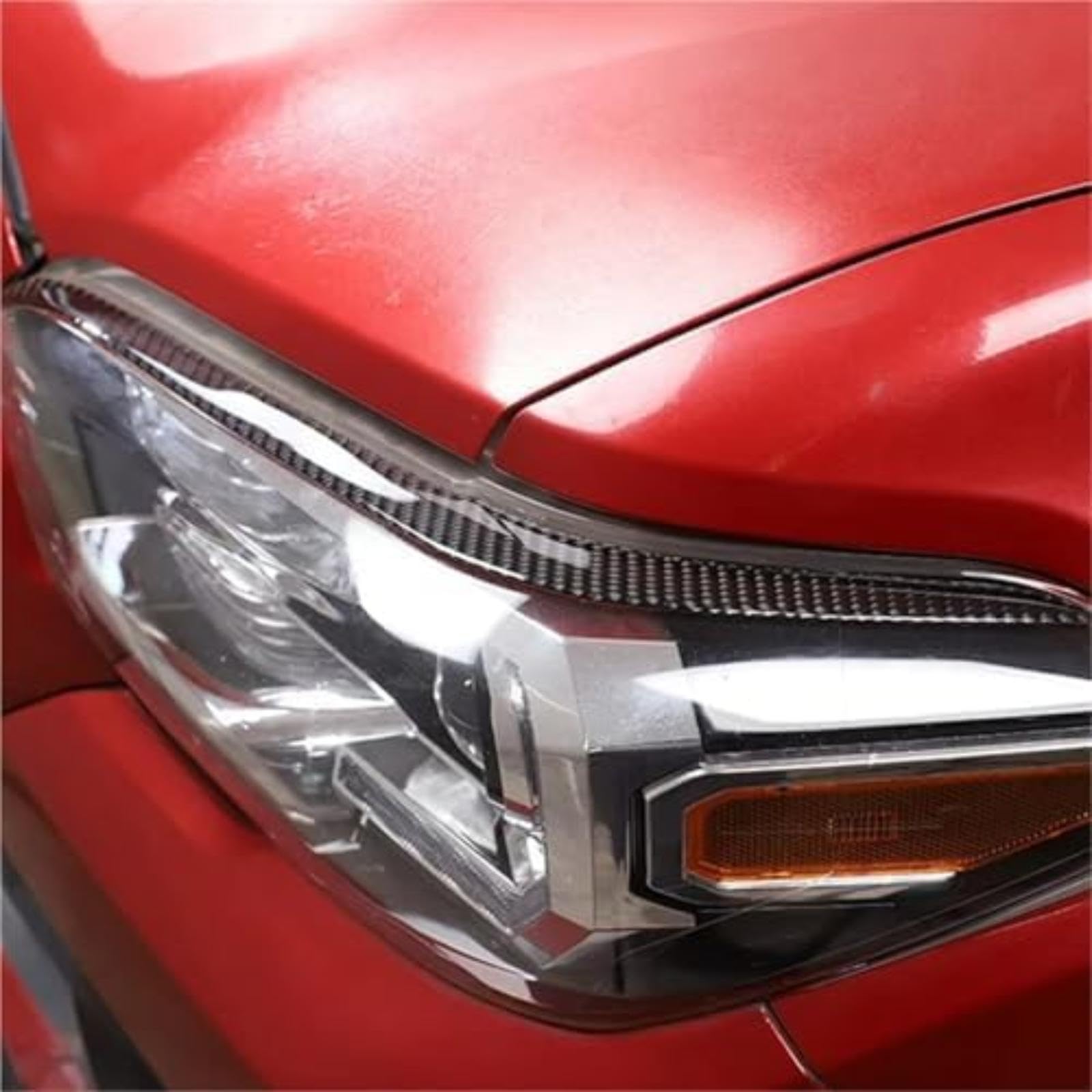 Reflektor brwi, dla TOYOTA, dla Tacoma 2015-2020 reflektory samochodowe brwi powieki pokrywa główka rzęs naklejki na lampę Lampa samochodowa do brwi Lampa samochodowa do brwi