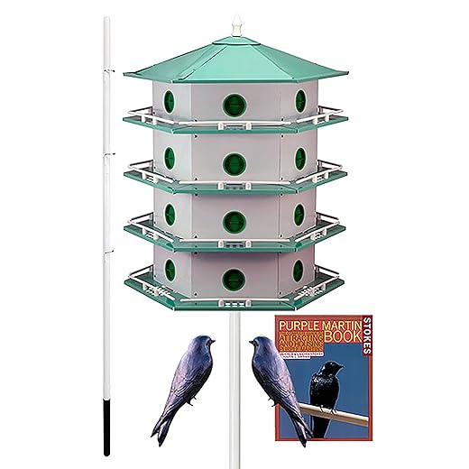 Heath 24-Room Deluxe Purple Martin House Package
