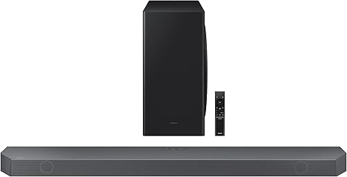 SAMSUNG Barra de sonido HW-Q800B/ZA de 5.1.2 canales con Dolby Atmos inalámbrico, DTS:X, Q Symphony, sonido SpaceFit, asistente de voz integrado,