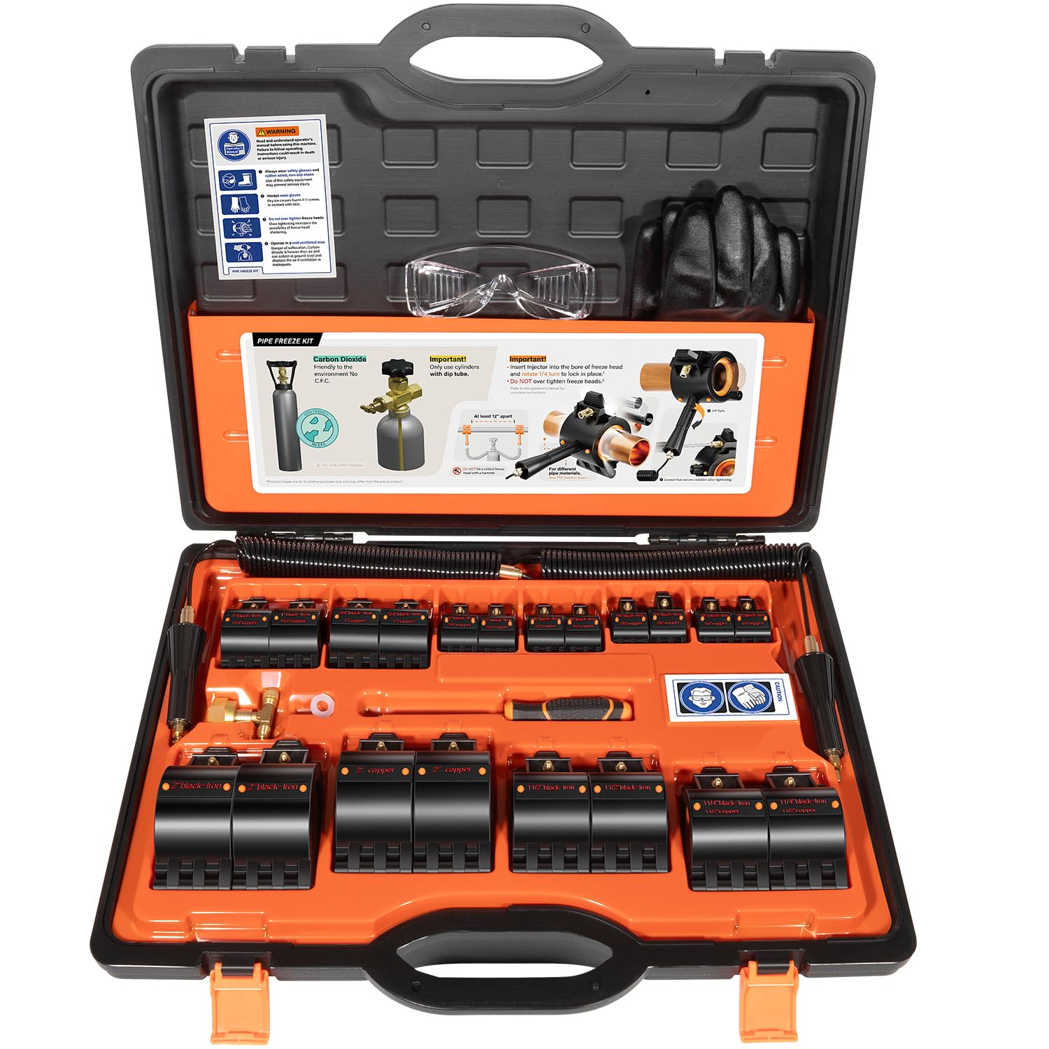 Pipe Freeze Kit, CST2 Pipe Freezing Kit For 1/8