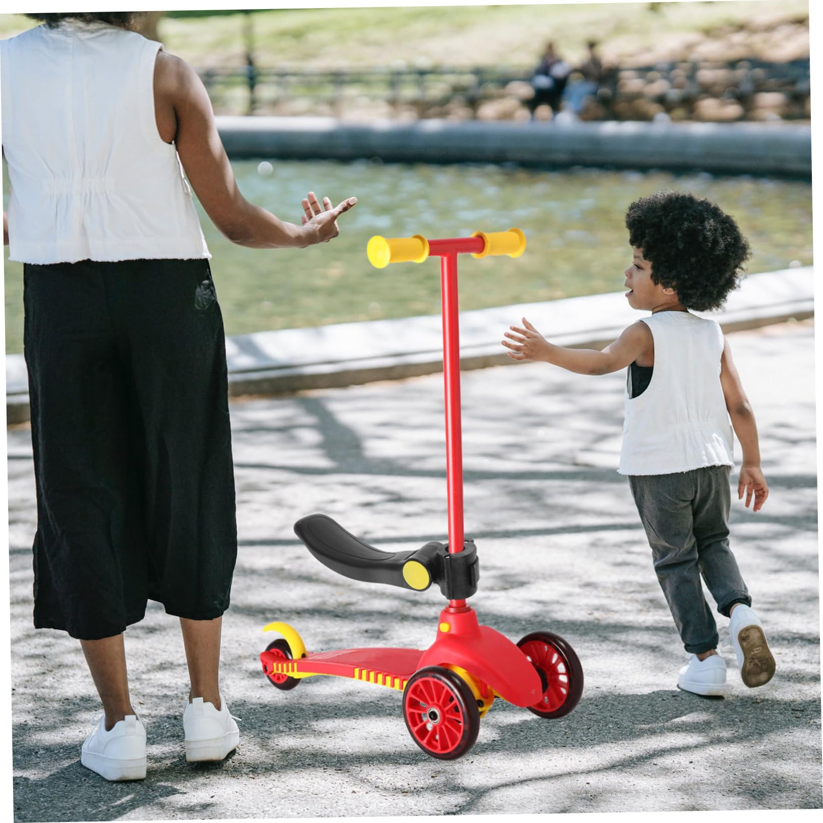 Sedile per Scooter Ergonomico Imbottito per Portatile e Pieghevole per Scooter Elettrico Installazione Facile e Sicurezza Garantita per Passeggiate