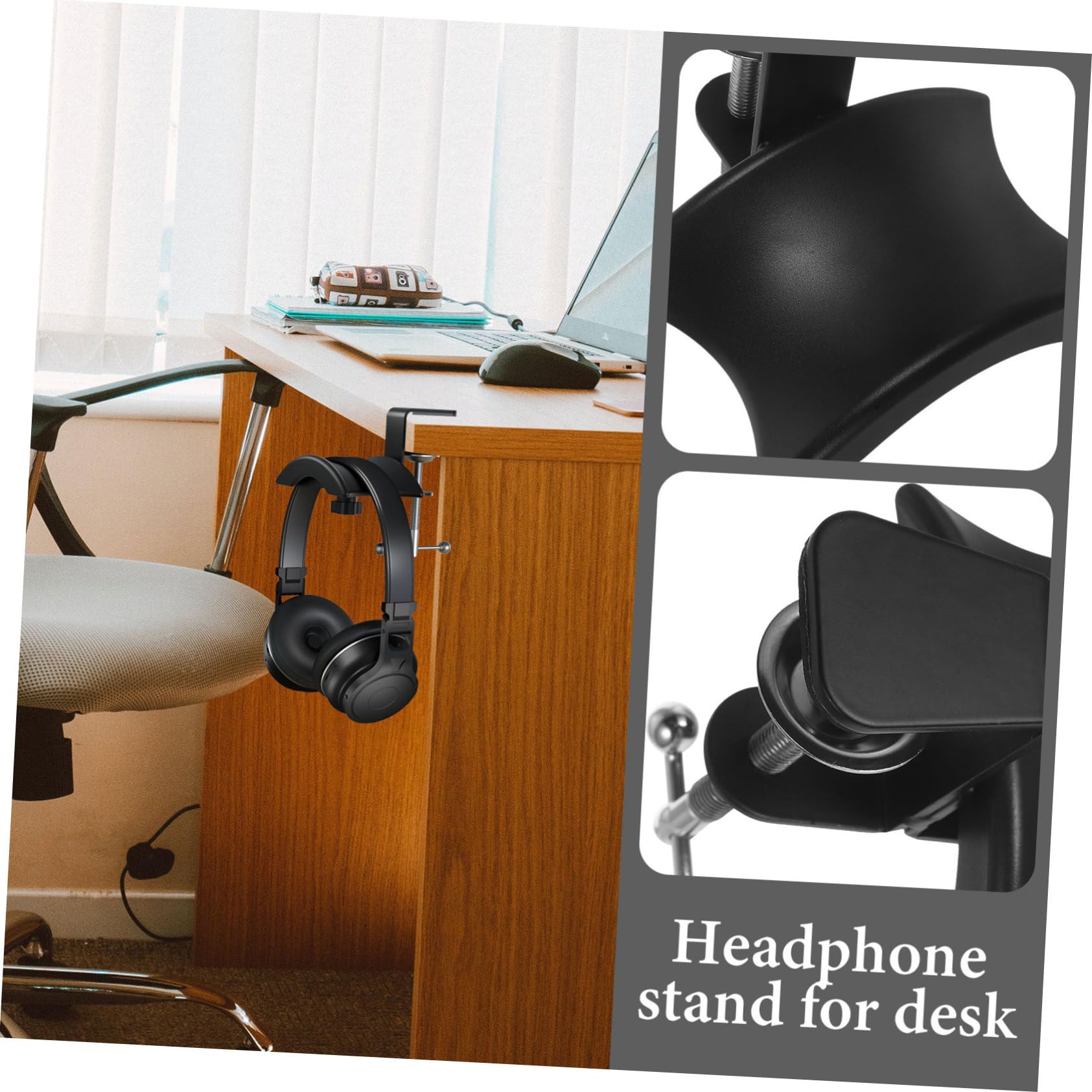 Hemobllo 4piezas Soporte De Auriculares para Escritorio Soporte De Almacenamiento y Exhibición Clip para Mesa Diseño Elegante y Funcional Compatible La Mayoría De Auriculares