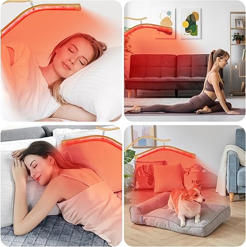 Miniatura 7 de Lámpara de pie LED para extensiones de pestañas, anillo de media luna ajustable, lámpara de luz esteticista para tatuadores y técnicos de uñas HGGold