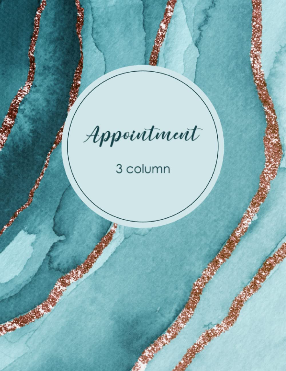 Appointment Scheduling Book: Salon Appointment Book 3 Column, Appointment Book for Hair Stylist, Beauty Salon, Nail, Eyelash, Esthetician, Spa, ... Book, 15-min Interval 8.5" x 11" 120 Pages