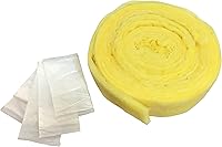Frost King Fiberglass Pipe Wrap Insulation Kit 3x1/2x50' - Prevents Freezing, Sweating on Hot/Cold Pipes