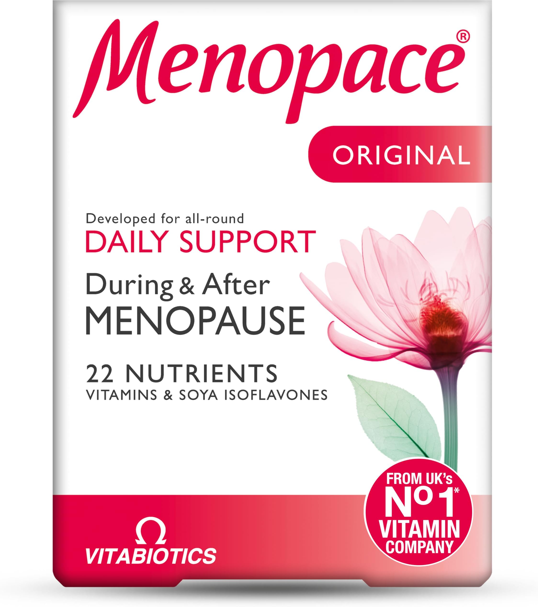 Vitabiotics Menopace Tab, 90 Count