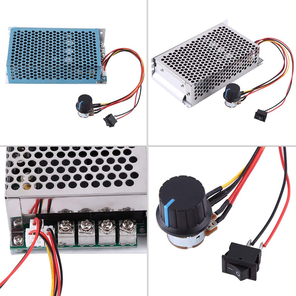Regulator prędkości silnika DC10-50 V 100 A 3000 W PWM przełącznik sterujący regulator prędkości obrotowej dla wentylatora chłodzącego DC silnik dmuchawy wydechowej