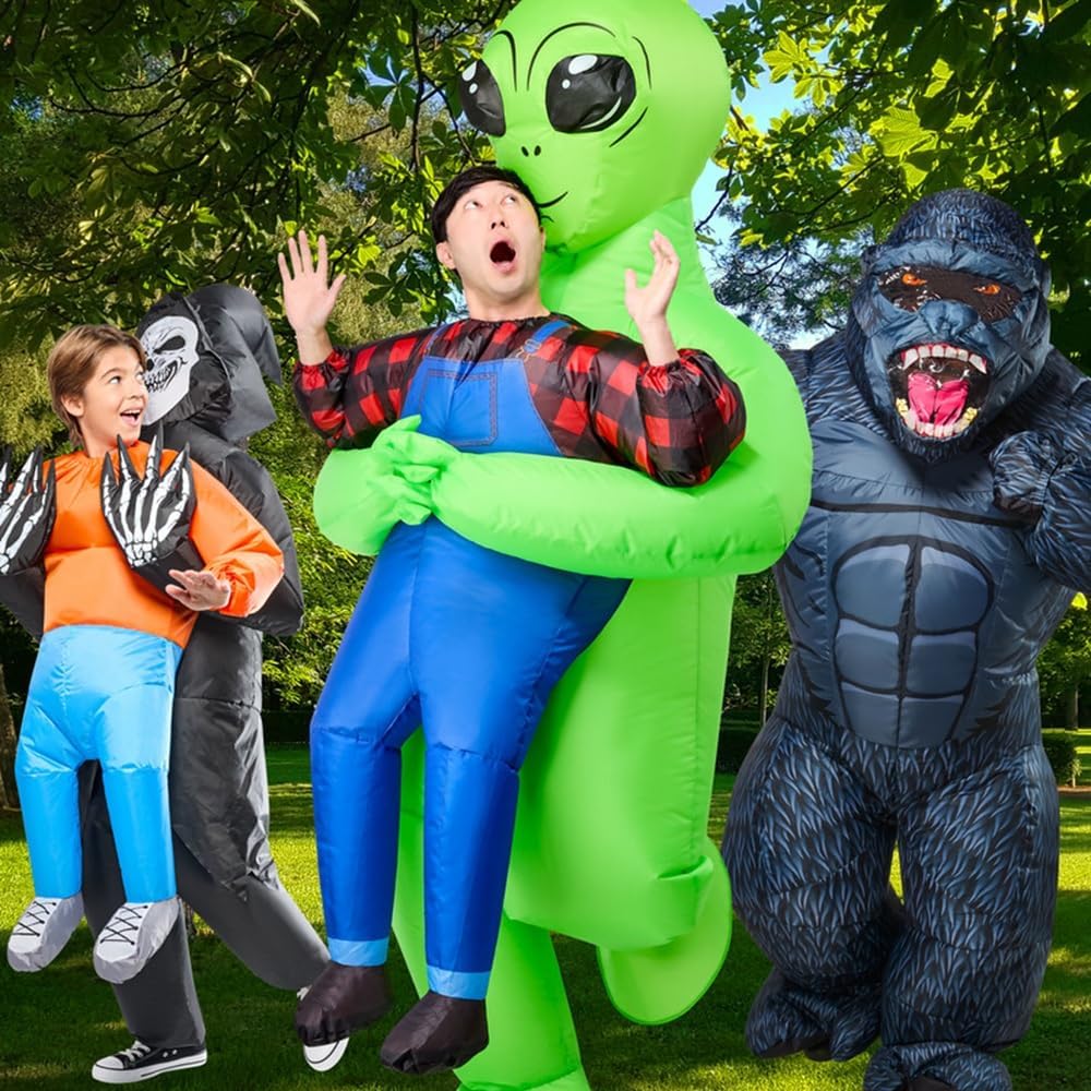 Rubies Alien Child Abduction Inflatable Costume for Kids, Unisex One Size - Image 7
