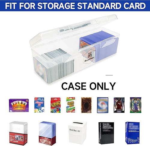 Miniatura 3 de Meetikar Caja de almacenamiento de tarjetas coleccionables compatible con más de 200 cargadores toploaders 1000+ Magic Commander, Yugioh, tarjetas