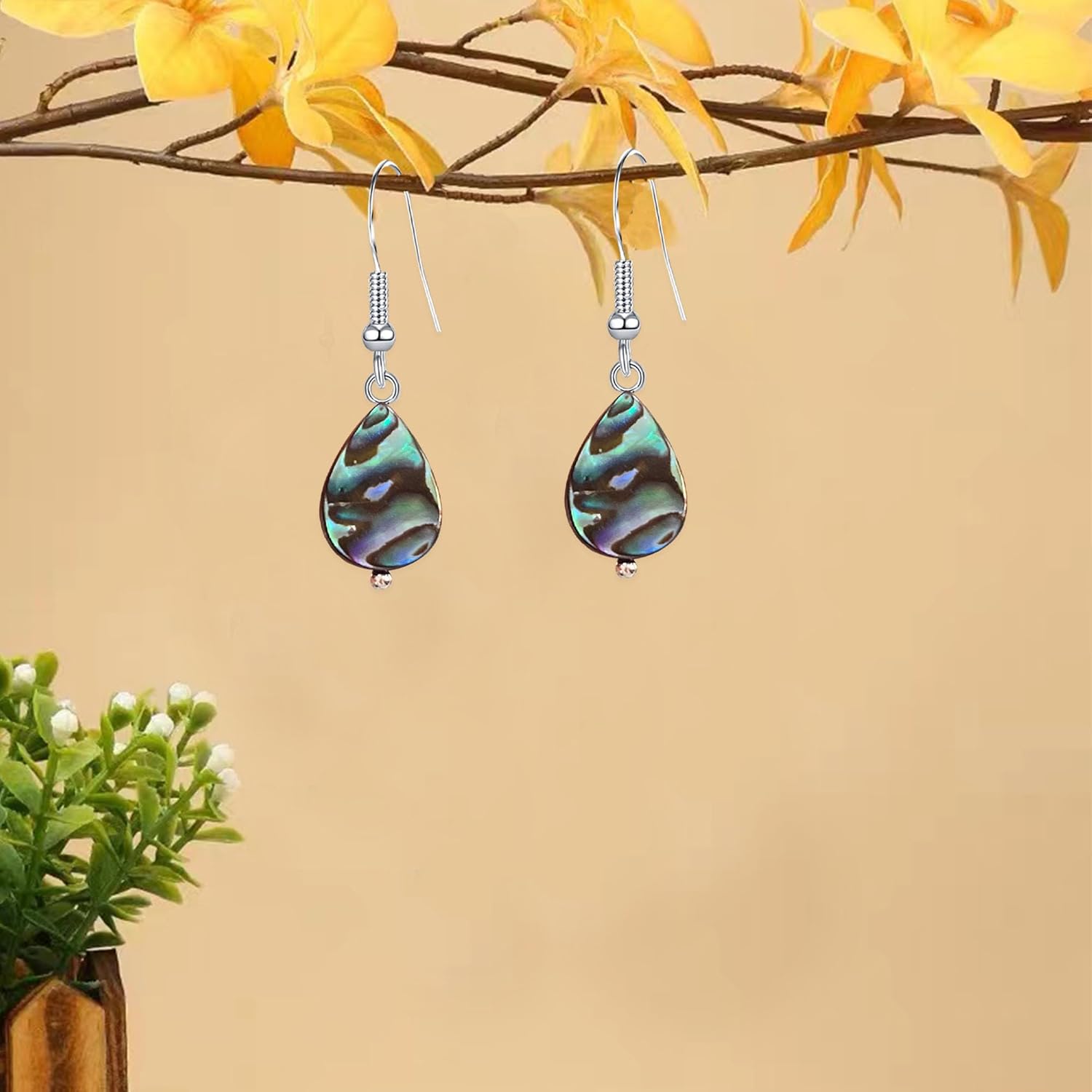 Vintage Dangle Drop Earrings Abalone Shell Fashion Beach Jewelry Unique Gifts for Women Birthday Gifts - Image 6