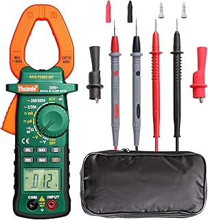 Accuracy Clamp Multimeters With Storage Bag NCV Led Light for AC/DC Current Home