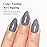 Imtiti Jelly Gel Polish, 15ML Sheer Grey Jelly Gel Nail Polish Translucent Spring Summer Nail Gel Polish LED UV Gel Nail Polish for Nail Art DIY Manicure