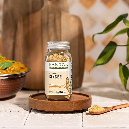 Miniatura 5 de Banyan botánicos de jengibre en polvoOrgánico CertificadoZingiber officinaleSoporta la salud general, Bienestar y confort