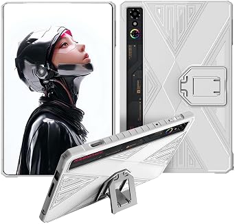 REDMAGIC Astra Gaming Tablet 9.0 Inch Case Cover Slim Soft TPU Protective Cover with Kickstand for REDMAGIC Gaming Tablet 3 Pro Anti-Scratch Shockproof White
