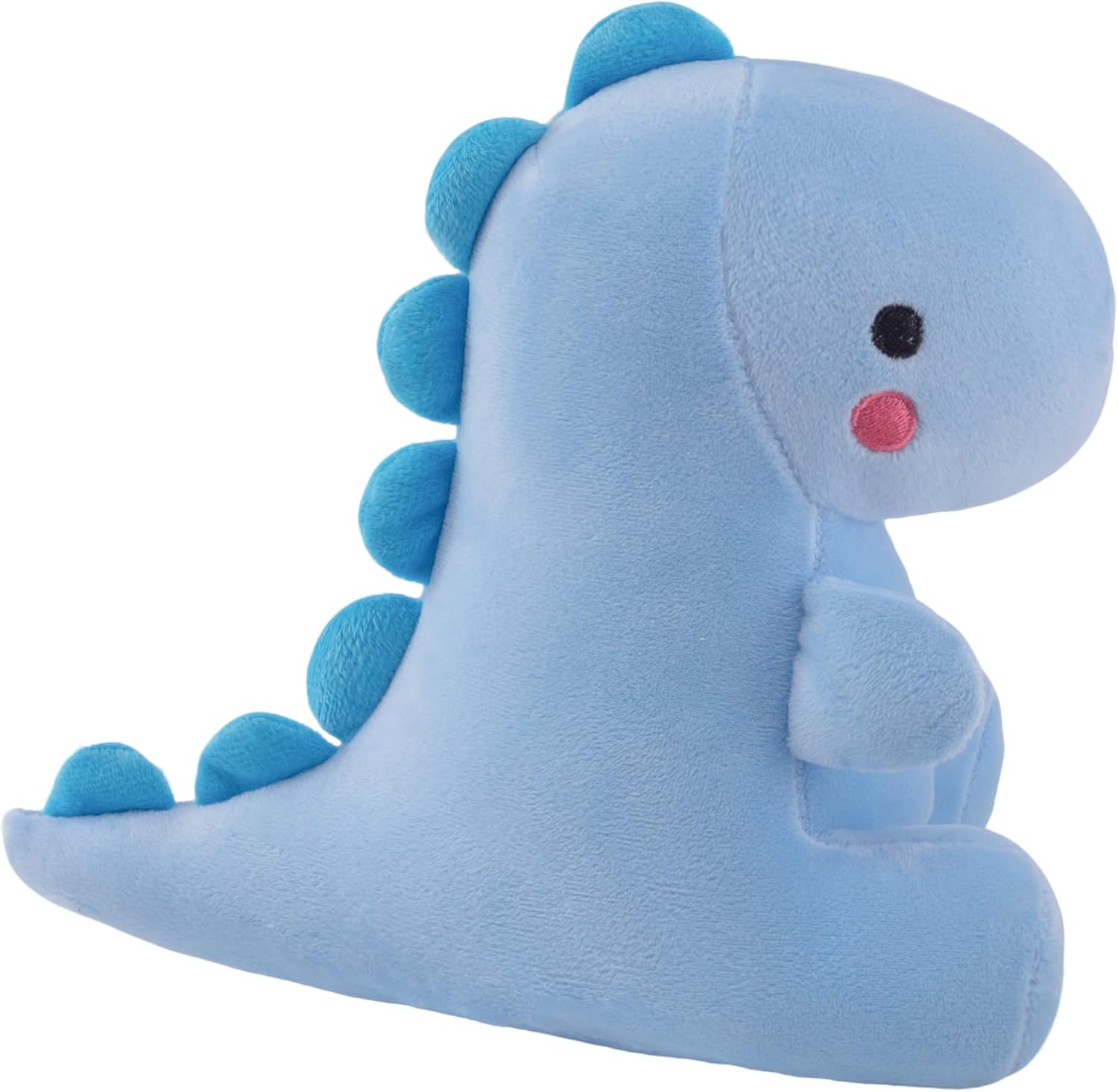 Plush Dinosaur Stuffed Animal Cute Toys Anime Dinosaur Soft Throw Pillow Gift for Children Boys Girls Blue 10.8 inch - Image 3