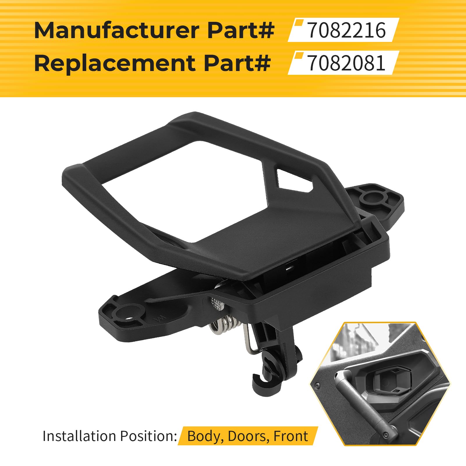 Amazon.com: M MATI Inner Door Handle Assembly for Polaris General