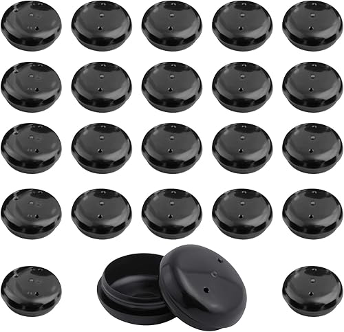 Paquete de 24 protectores antideslizantes de hierro para muebles de patio al aire libre para sillas y patas de mesa