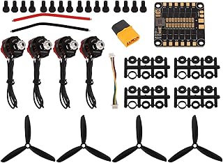 2205 2300kv Motor Sem Escova, 4 Em 1 30a ESC 5045 Conjunto de Hélice para Drone de Helicóptero de Corrida Rc Fpv