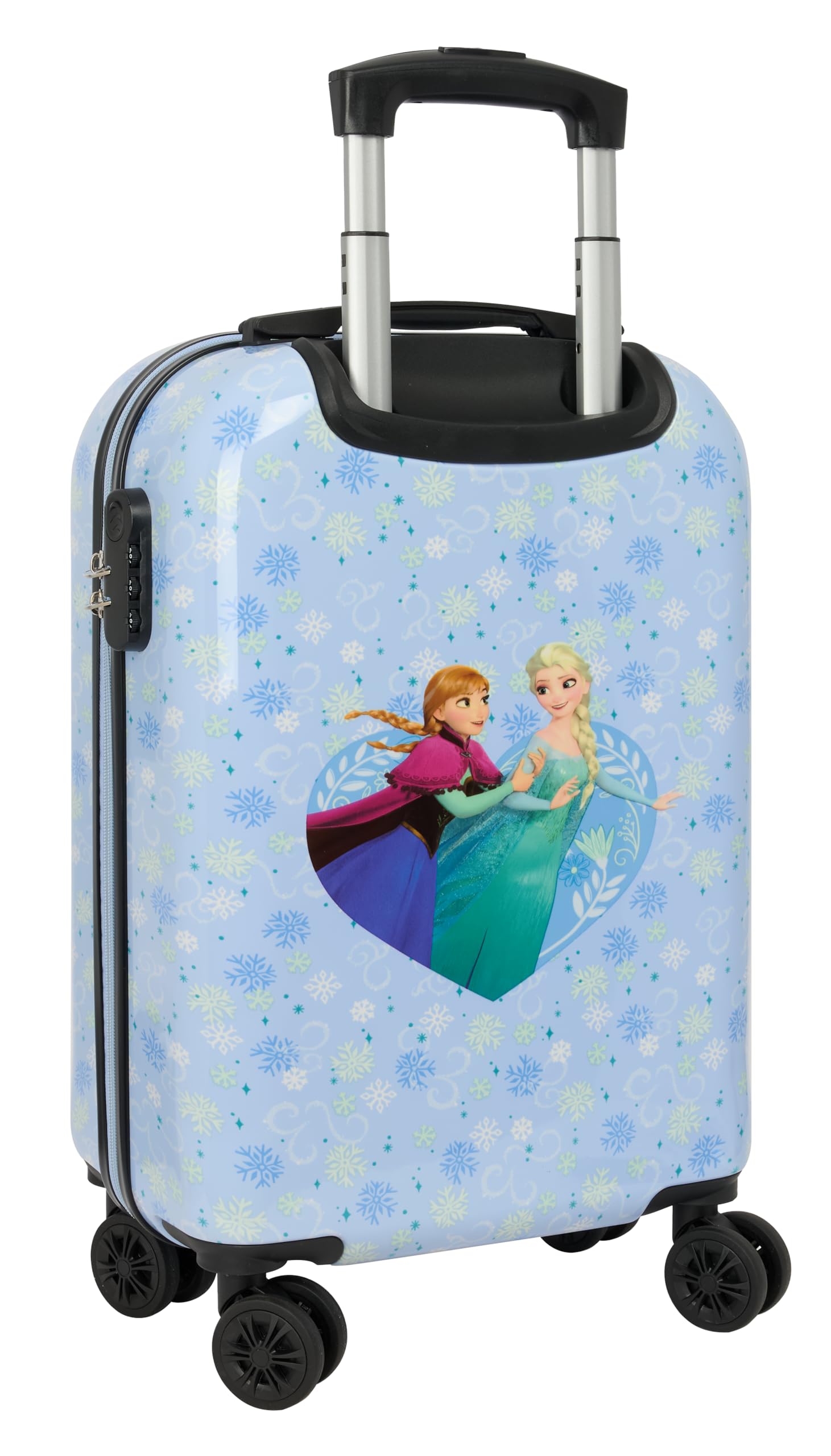 FROZEN - Trolley da cabina 20 pollici, valigia con ruote, lucchetto di sicurezza, valigia leggera, 34,5 x 20 x 55 cm