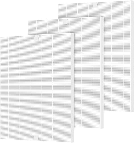 116130 Replacement Filter H Compatible with Winix 5500-2 Air Purifier and AM80 Air Purifier, HEPA Filter for Dust Pollen Hair Pet Dander Smoke, 3 Pack