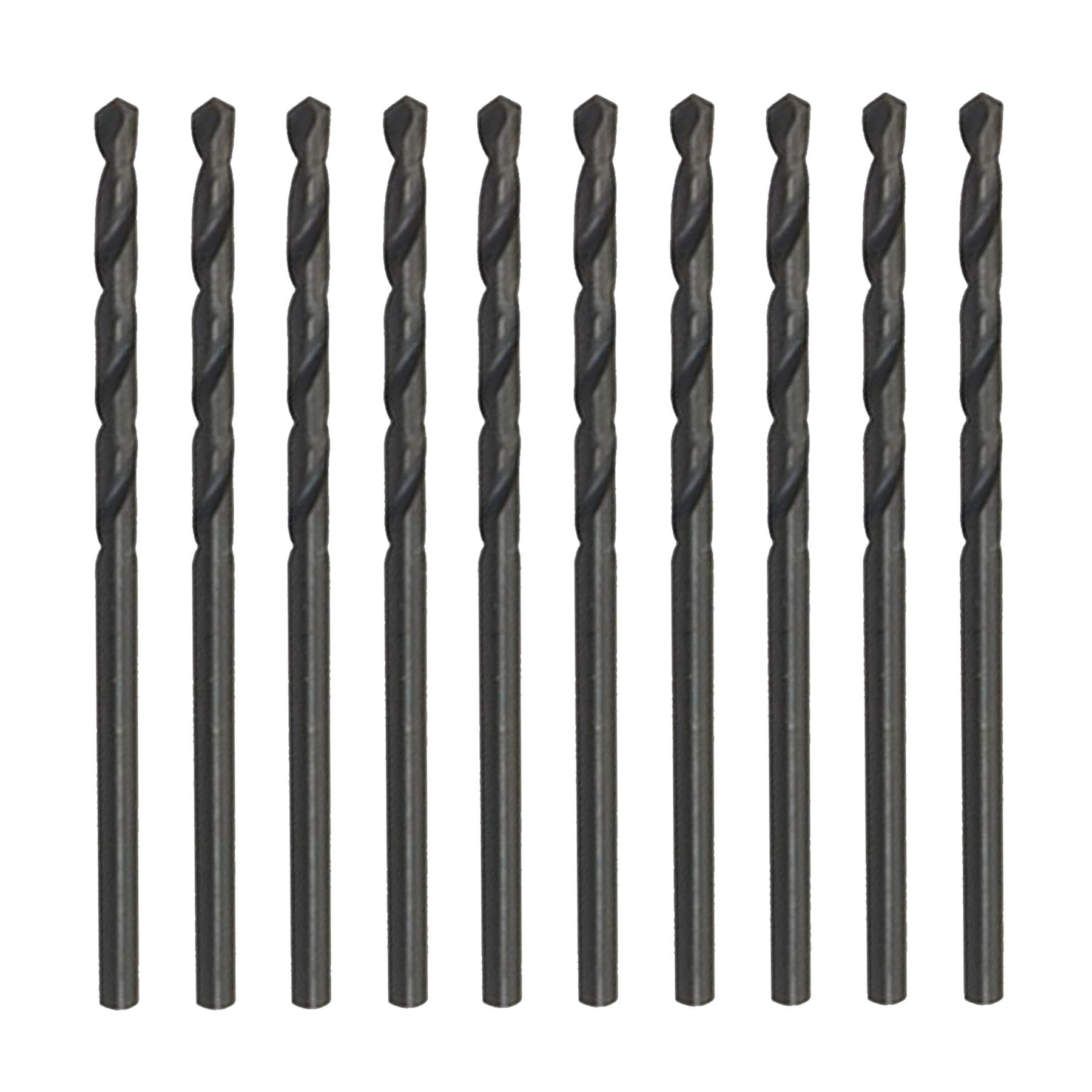 Dapetz ® 10Pcs x 7.5mm HSS Jobber Drill Bits, Black Twist Drill Bits for Stainless Steel Copper Aluminium Alloy Metal, Wood and Plastics DIN338 — image 1