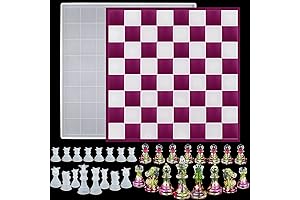 ResinWorld XL Checkers Chess Board Mold for Resin