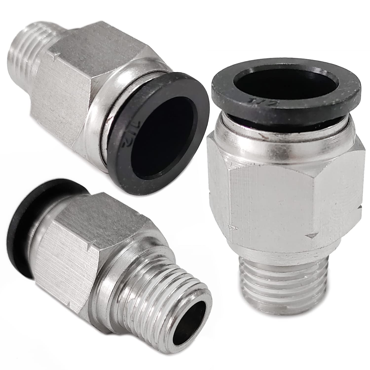 John Guest Acetal Copolymer Tube Fitting, Locking Clip, 1/2" Tube OD Pack Of 100